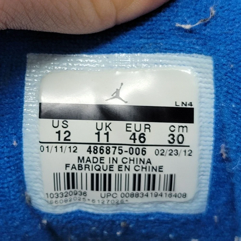 Air‎ Jordan Flight 9 Max RST Men's Size 12 Basketball Shoes 486875-006